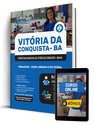 Apostila Prefeitura de Vitória da Conquista - BA 2026 - Pedagogo - Zona Urbana e/ou Rural - Imagem 1
